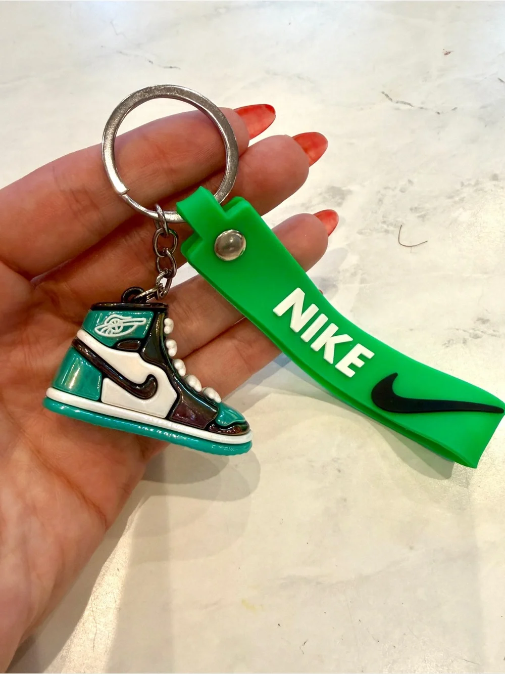 🔥 Nike Air Jordan 1 3D Mini Sneaker Keychain 🔥